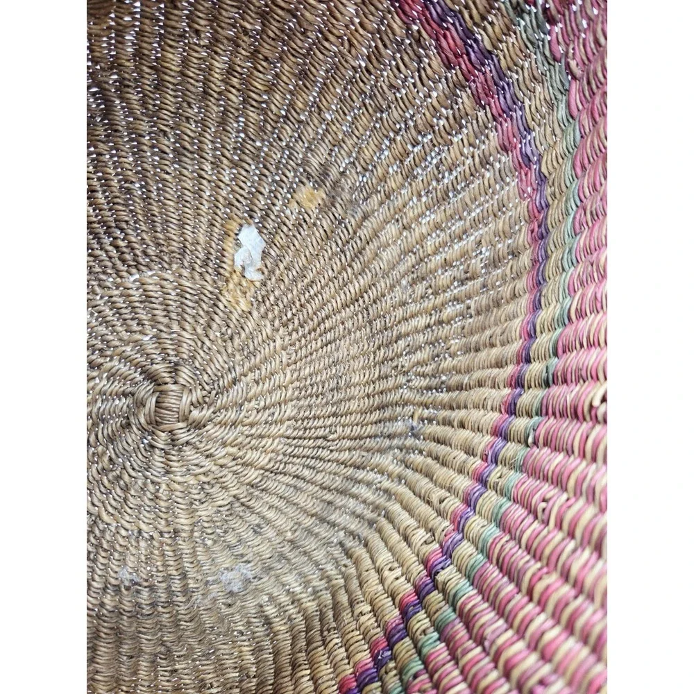 African Ghanian Bolga Basket Bag 11